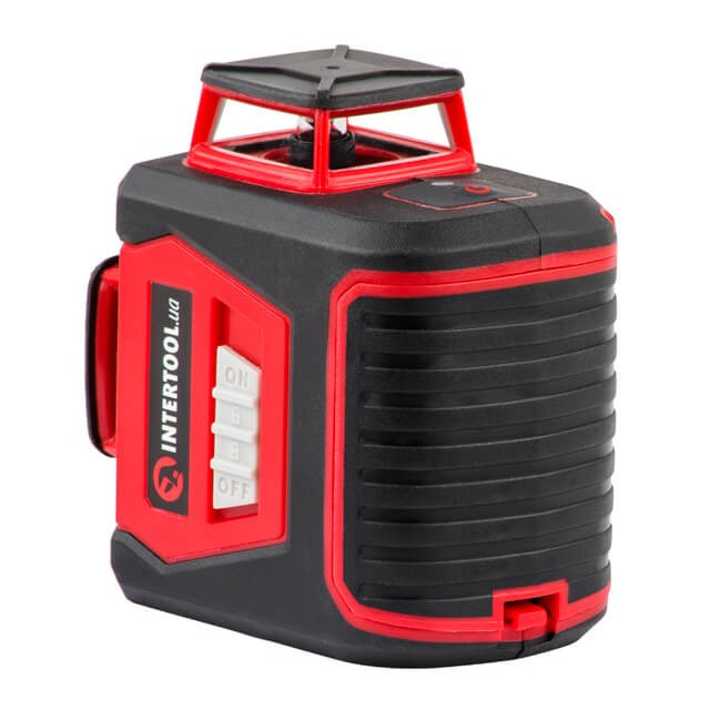 Рівень лазерний 360 град 3 лазерні головки зелений лазер INTERTOOL MT-3067, фото №4 Рівень лазерний 360 град 3 лазерні головки зелений лазер INTERTOOL MT-3067, фото №4