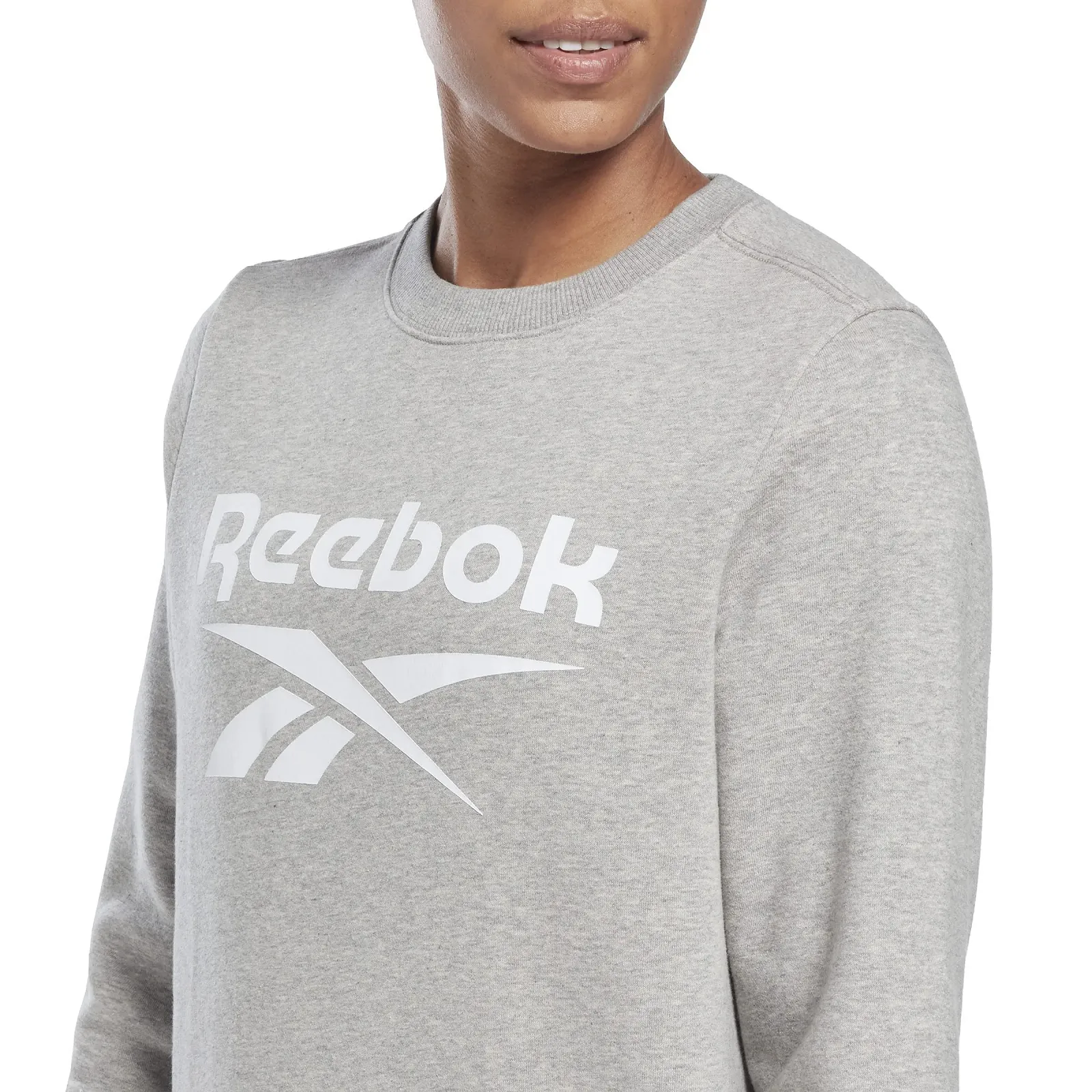 Женская Толстовка Reebok Big Logo Fleece Crew, фото №3