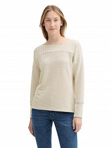 Женская Толстовка TOM TAILOR В Полоску - Фото 1