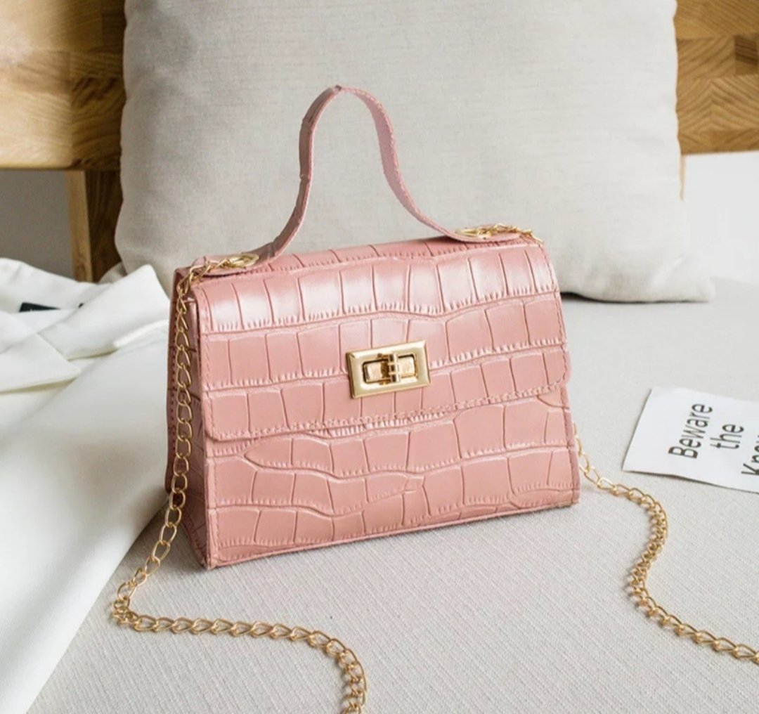 Модна рожева жіноча міні-сумка, фото №1