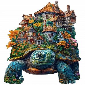 Деревянный пазл Черепаха 200 элементов - Фото 1