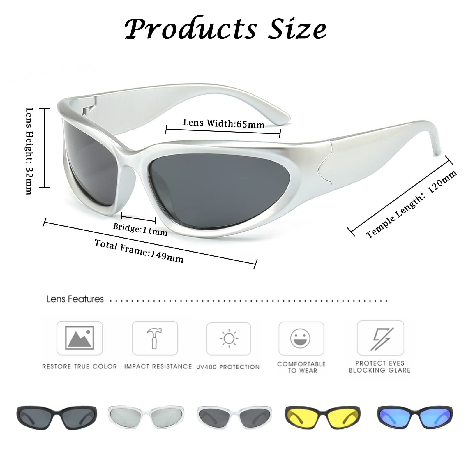 Спортивні Поляризовані Сонцезахисні Окуляри Long Keeper UV400, фото №3