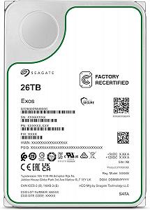 Жесткий диск Seagate Exos 26ТБ 7200об/м 190 МБ/с 3.5" SATA III (ST26000NM000C) synthetic.ua - Фото 1