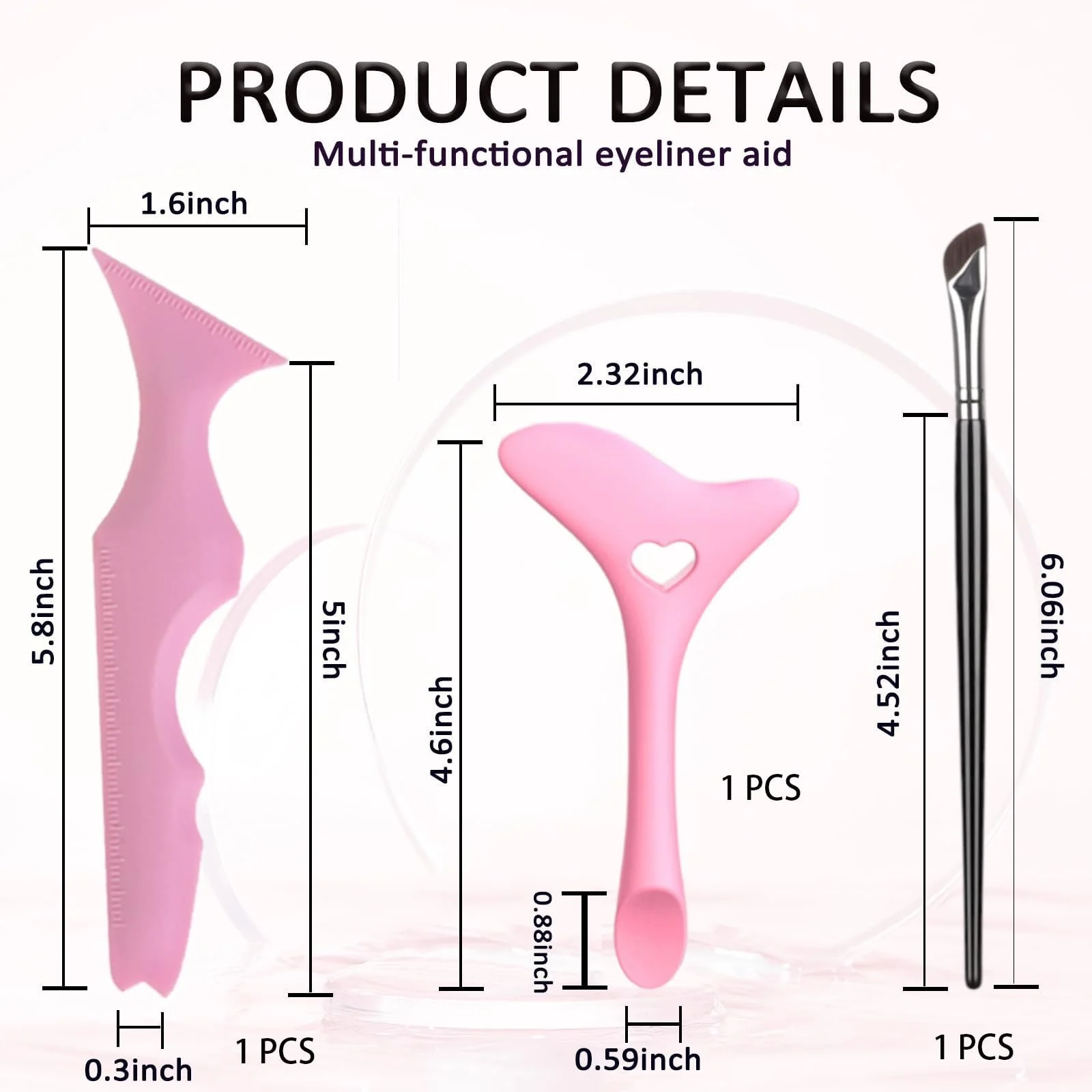 Инструмент RYMAUP Силиконовый для Рисования Контуров Глаз, фото №2