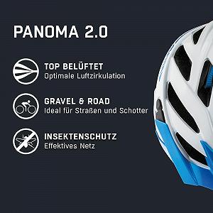 Шлем велосипедный ALPINA Panoma Reflective с сеткой от насекомых и возможностью установки светодиодов для взрослых synthetic.ua - Фото 1