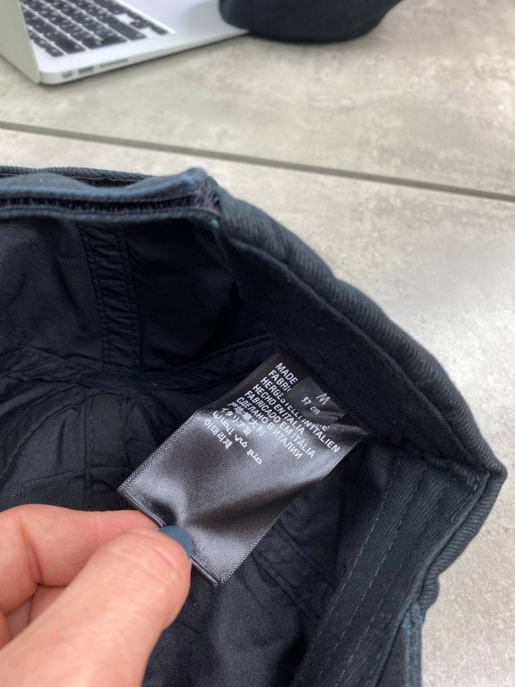 Кепка черная Balenciaga Gaffer gu579, фото №8