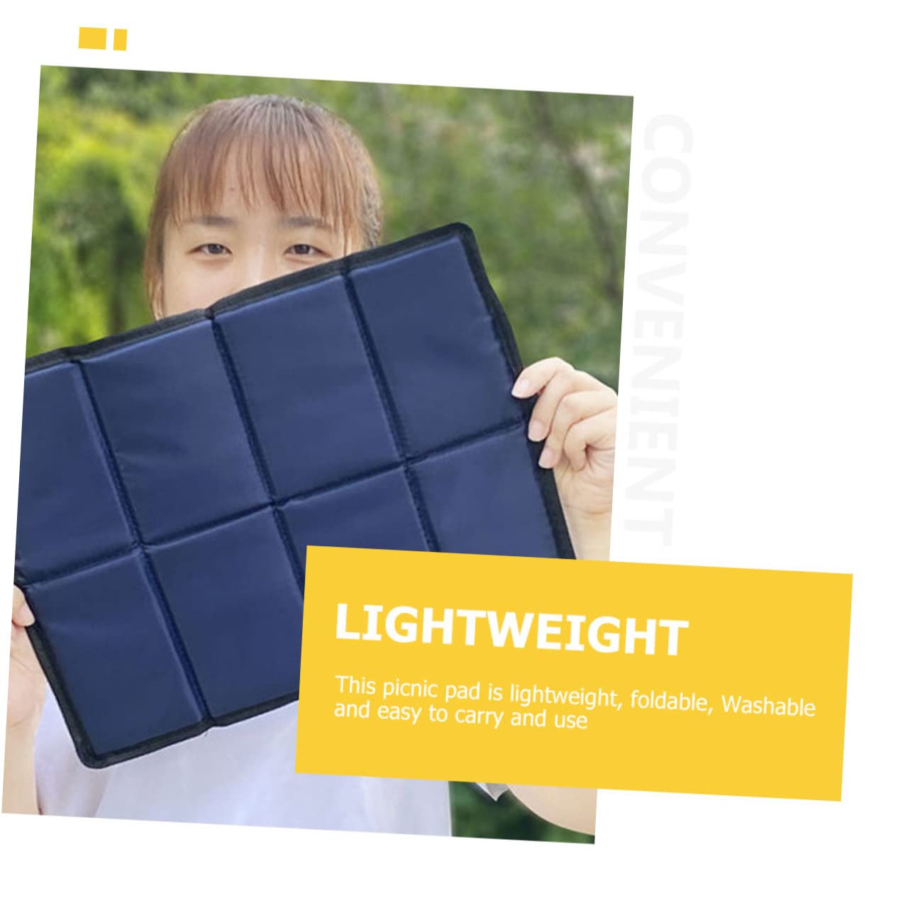 Коврик Toddmomy Folding Cushion Пена Camping Mat Мягкий Сиденье Коврик Подушка для пикника Сиденье Матрас Кемпинг Сиденье Подушка Oxford Fabric Складной Коврик для ползания Ребенок Набор из 6, фото №4