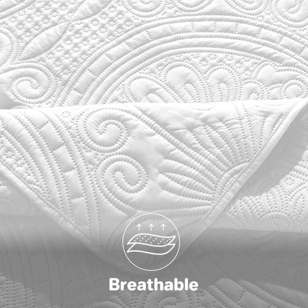 Покривало DUJUIKE Лист Захист Покривало 240 x 260 см Білий, фото №5