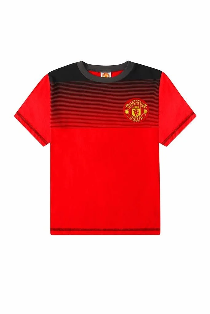 Коротка піжама Manchester United Football Club Бавовна Червоний Чорний, фото №2