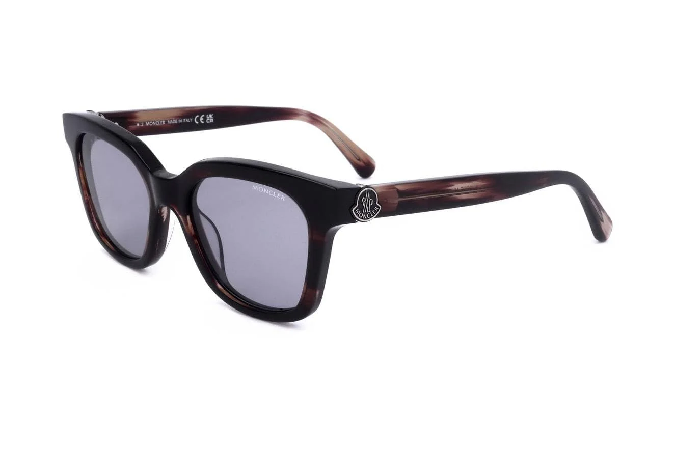 Солнцезащитные очки Moncler ML0266 Brown Horn 50/18/140, фото №1