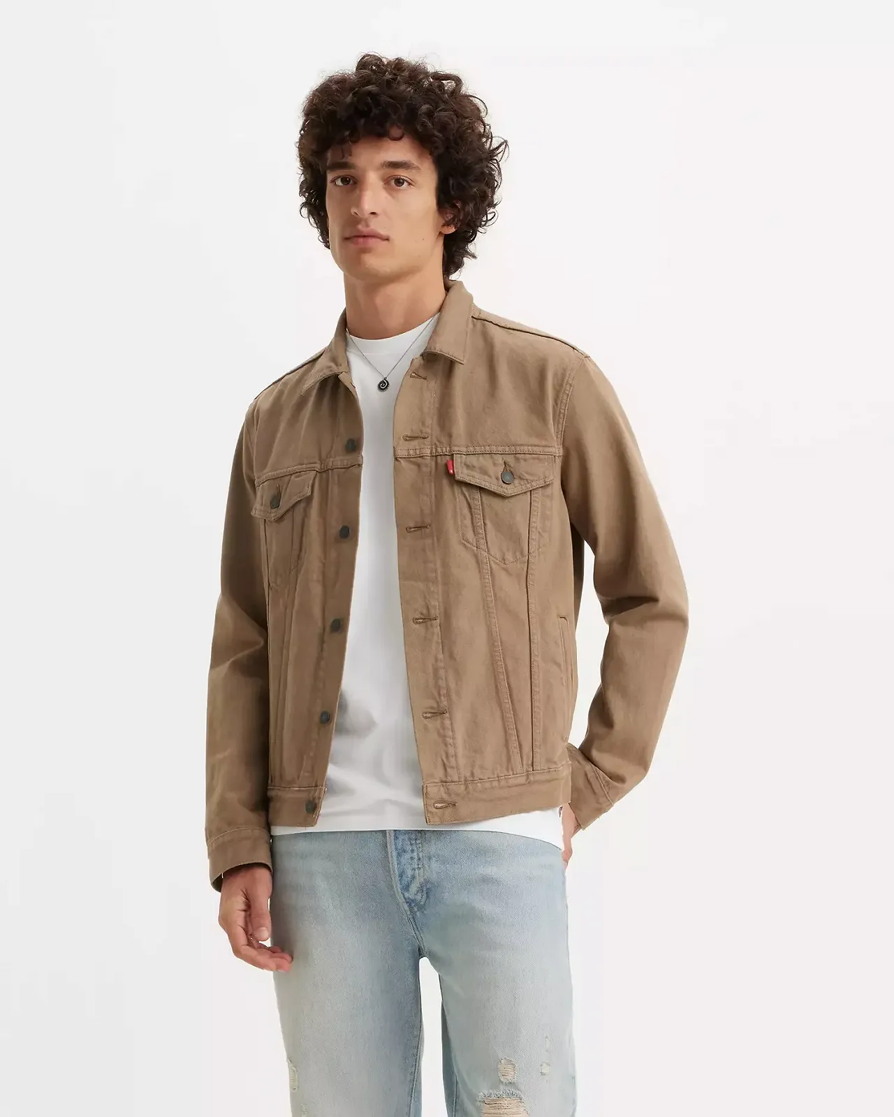 Мужская куртка Levis - The Trucker Jacket Can I Call Ermine Od - XL, фото №2 Мужская куртка Levis - The Trucker Jacket Can I Call Ermine Od - XL, фото №2