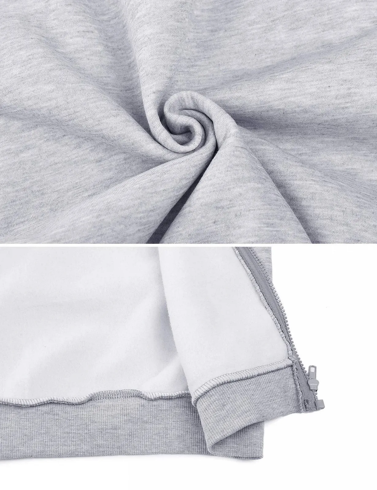 Женское худи на молнии с карманами Sykooria для бега и фитнеса, фото №5