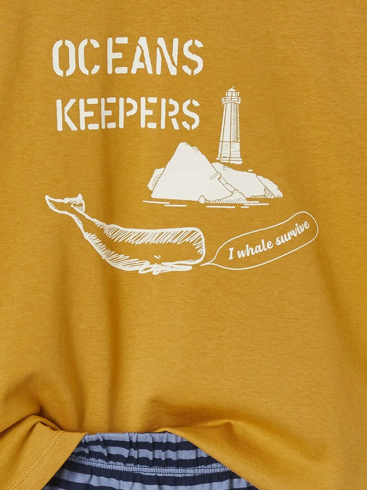 Шорти для піжами Vertbaudet для хлопчиків Whales, Oeko-Tex Комплект з 2 штук, фото №6