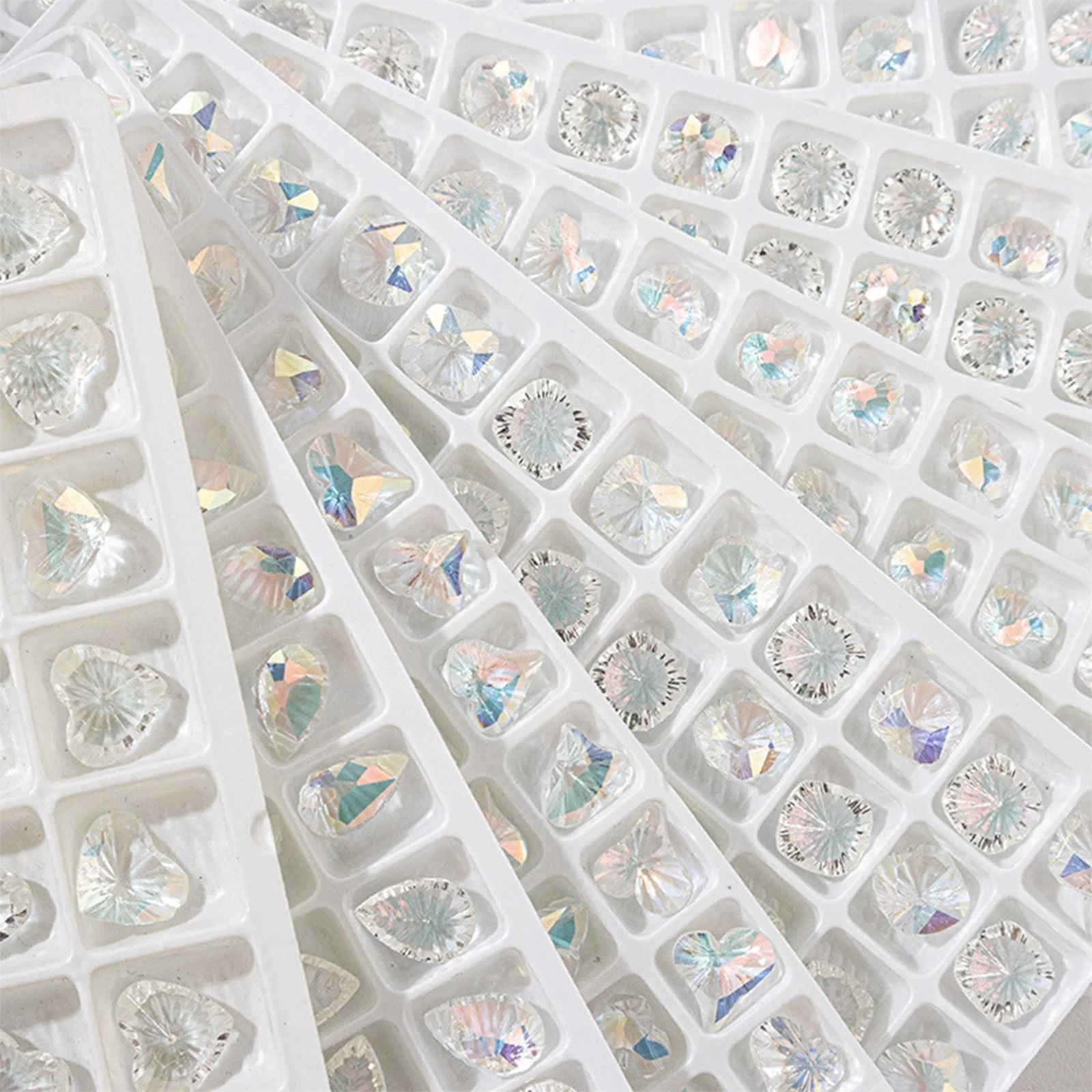 Стразы для ногтей Speced Bottom 3D Кристалл Камень для маникюра, 20 шт, фото №7