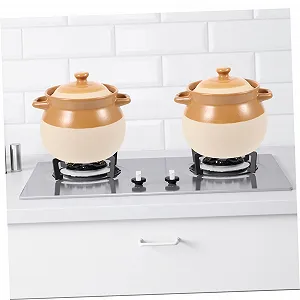 Кастрюля Toyvian Vintage керамическая с ручкой термостойкая synthetic.ua - Фото 1