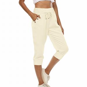 Спортивные Шорты Женские Широкие 3/4 synthetic.ua - Фото 1