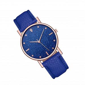 Женские наручные часы Healvian с регулируемым кожаным ремешком, кварцевые часы, точное измерение времени - Фото 1