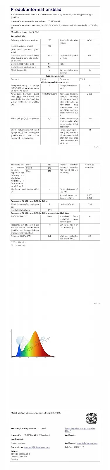 Настільна лампа LED ATOMANT Touch Dimmable USB A+C 3 рівні яскравості Бежевий, фото №15