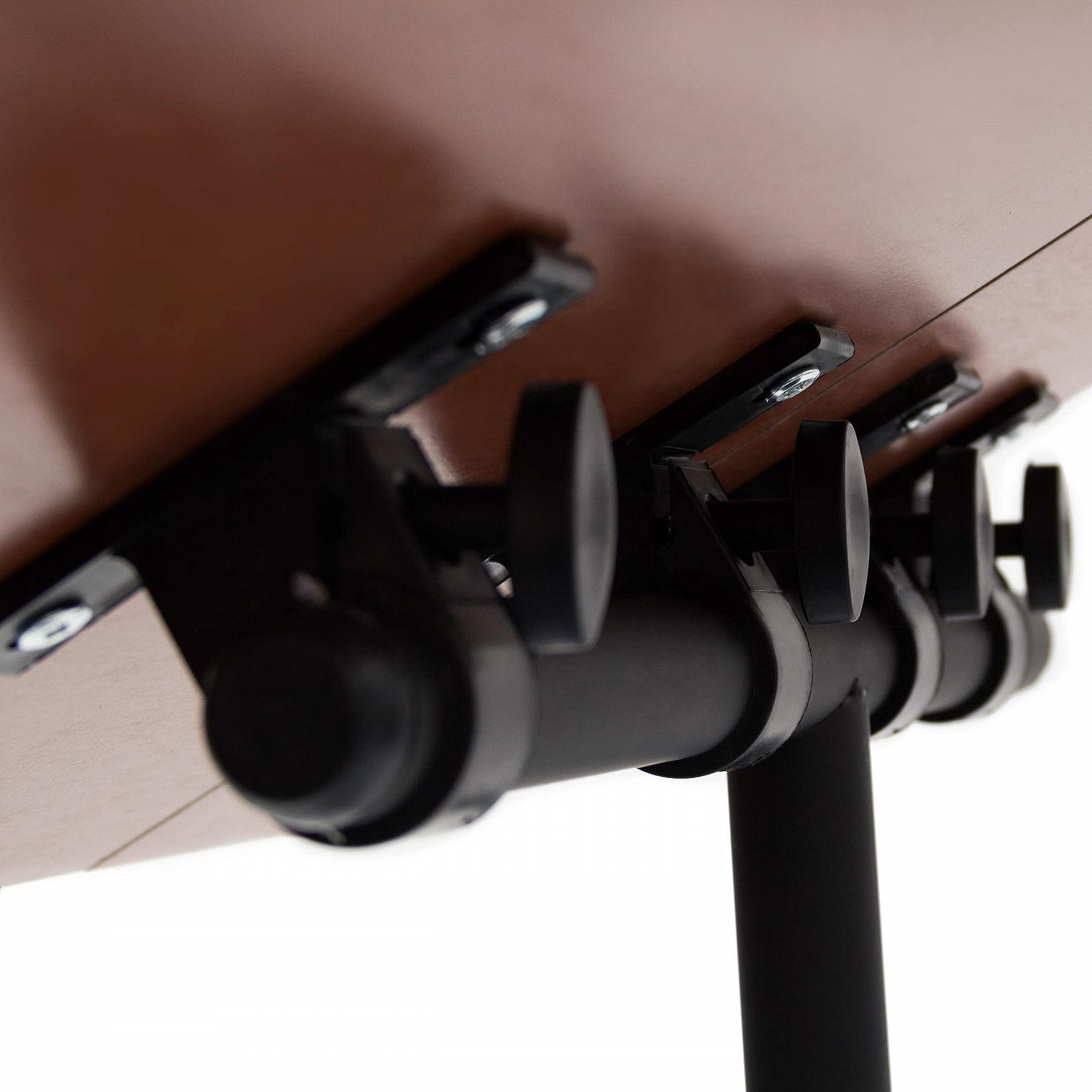 Столик для ноутбука Relaxdays, регульована по висоті підставка, дерев'яний, на коліщатках, обертовий, 95 x 60 x 40.5 см, різні кольори, фото №6