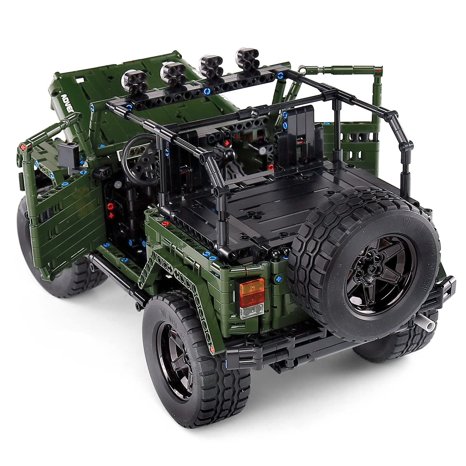 Набор Mould King Technik 13124 Внедорожник 1:8 Зеленый, фото №3