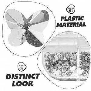 Украшения для ногтей Плоская основа 12 штук для женского маникюра, драгоценности для ногтей, модные аксессуары для ногтей synthetic.ua - Фото 1