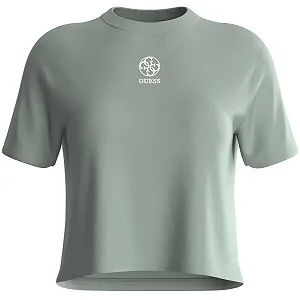 Жіноча футболка GUESS Activewear / Зелена / Розмір S - Фото 1