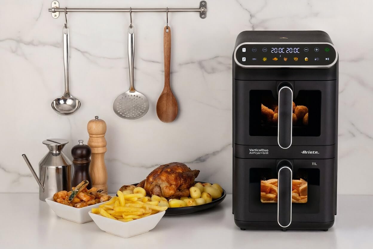 Мультипіч Ariete 4640/00 Vertical DUO 2460Вт 11л 6 програм функція гриля до 200°C, фото №10 Мультипіч Ariete 4640/00 Vertical DUO 2460Вт 11л 6 програм функція гриля до 200°C, фото №10