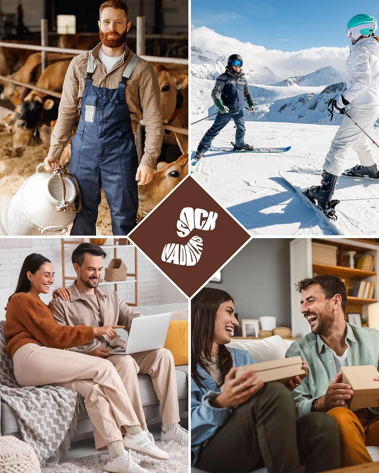 Шкарпетки з альпаки (4 пари) Унісекс, фото №8 Шкарпетки з альпаки (4 пари) Унісекс, фото №8