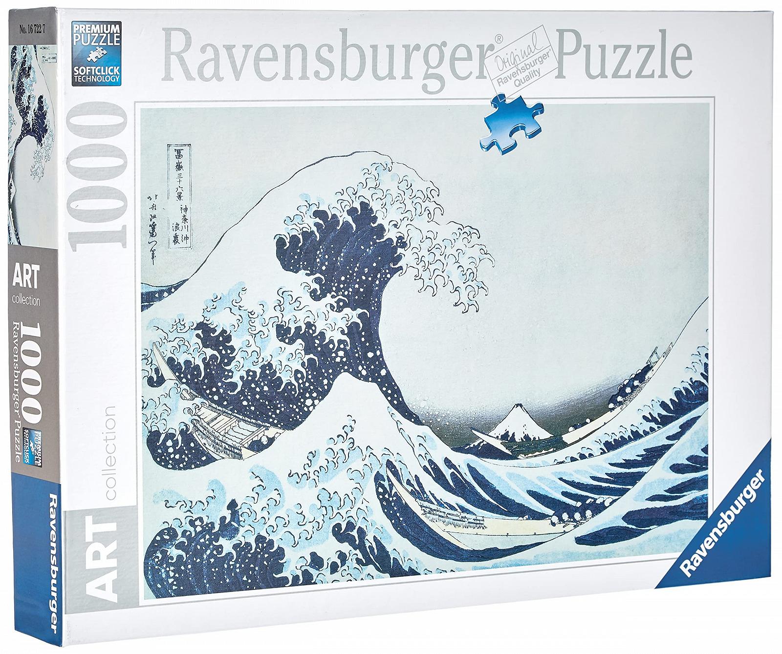 Пазл Ravensburger Art Collection The Great Wave Off Kanagawa 1000 елементів 70 x 50 см, фото №1