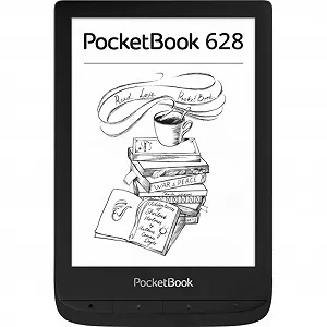 Электронная книга PocketBook 628 Touch Lux5 Ink Black - Фото 1