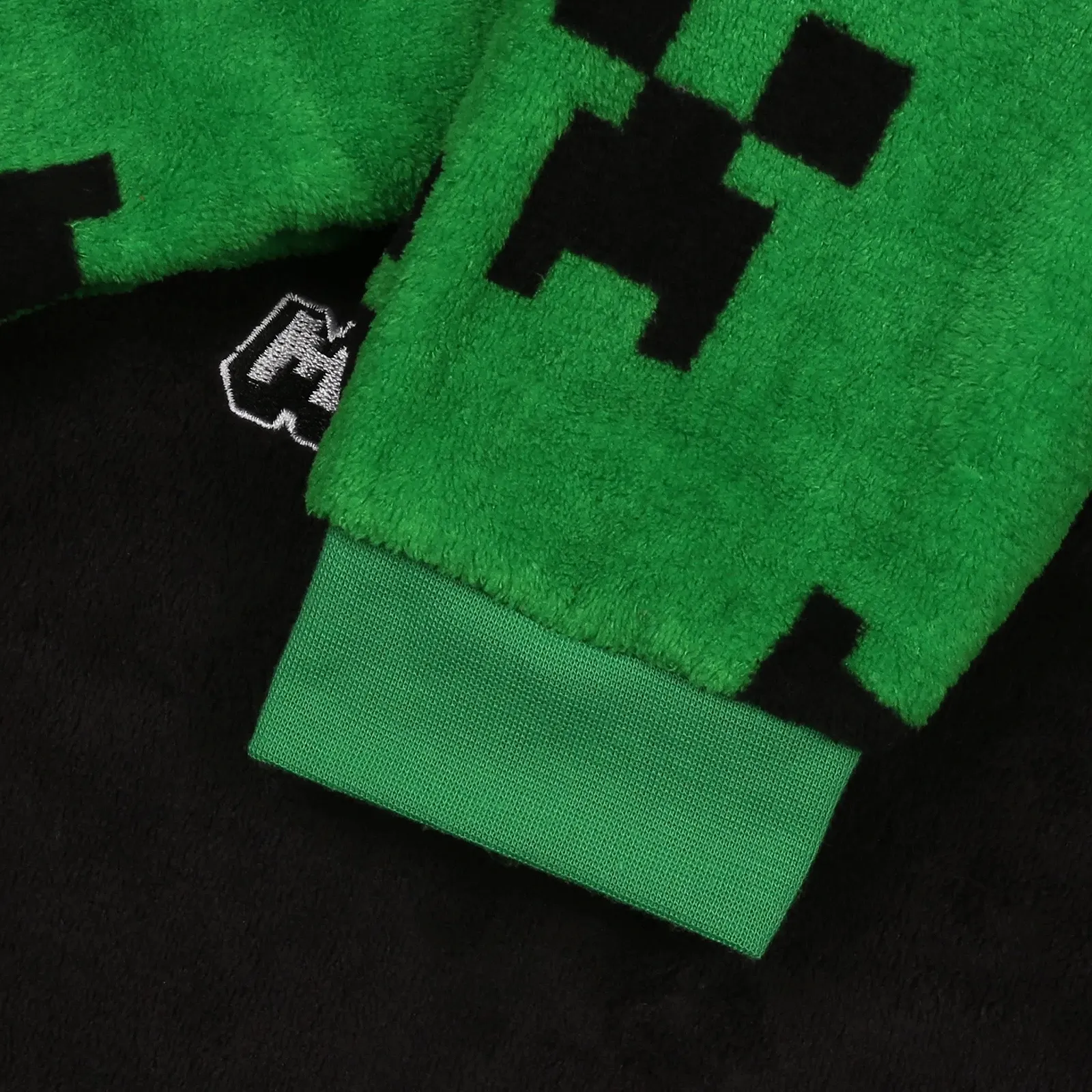 Пижама Minecraft Creeper Флисовая для мальчиков Теплая с длинными рукавами, фото №6