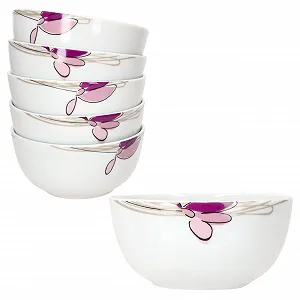 Миска MamboCat Viola Набор из 6 штук Диаметр 14,2 см synthetic.ua - Фото 1