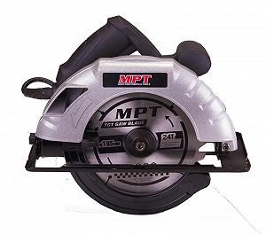 Пила циркулярна MPT 1200 Вт 185х20 мм 5000 об/хв пропил 60 45-90° аксесуари 2 шт MCS1805P synthetic.ua - Фото 1
