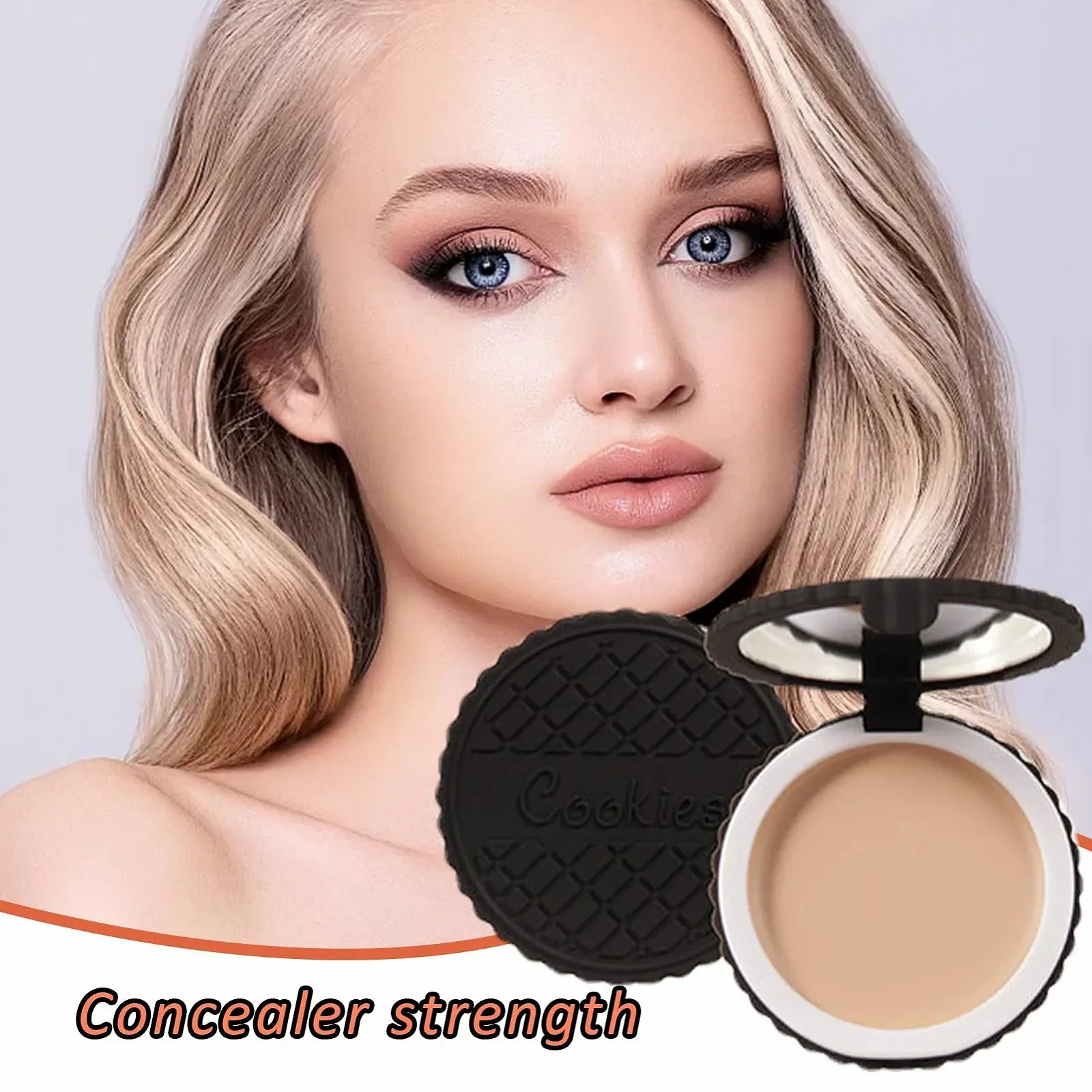 Коректор для обличчя Cookies Design Eye Brighten Concealer корегуючий, високопігментований, зволожуючий, фото №3