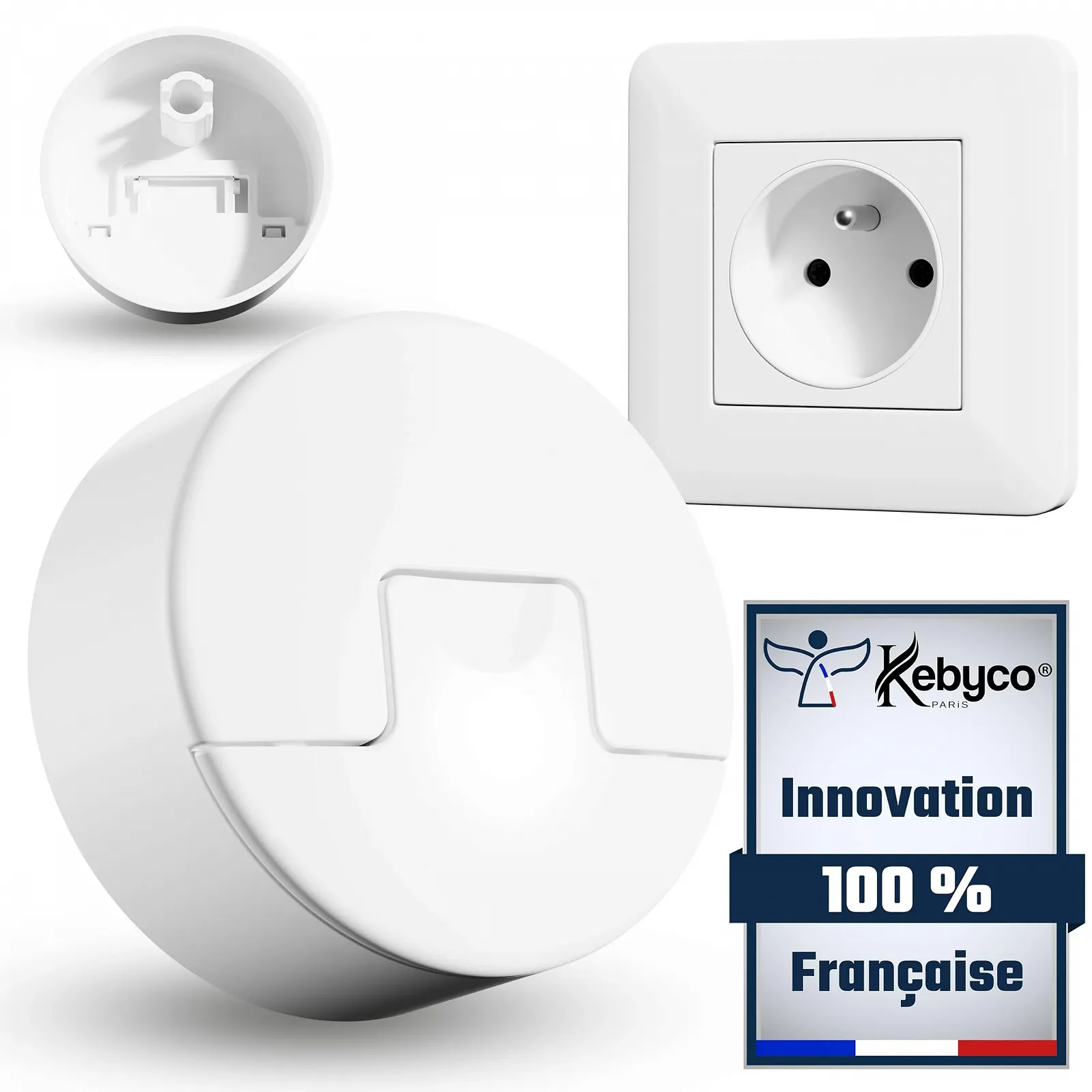 Заглушка для розеток KEBYCO Kebest Тип E Упаковка 16 шт., фото №1