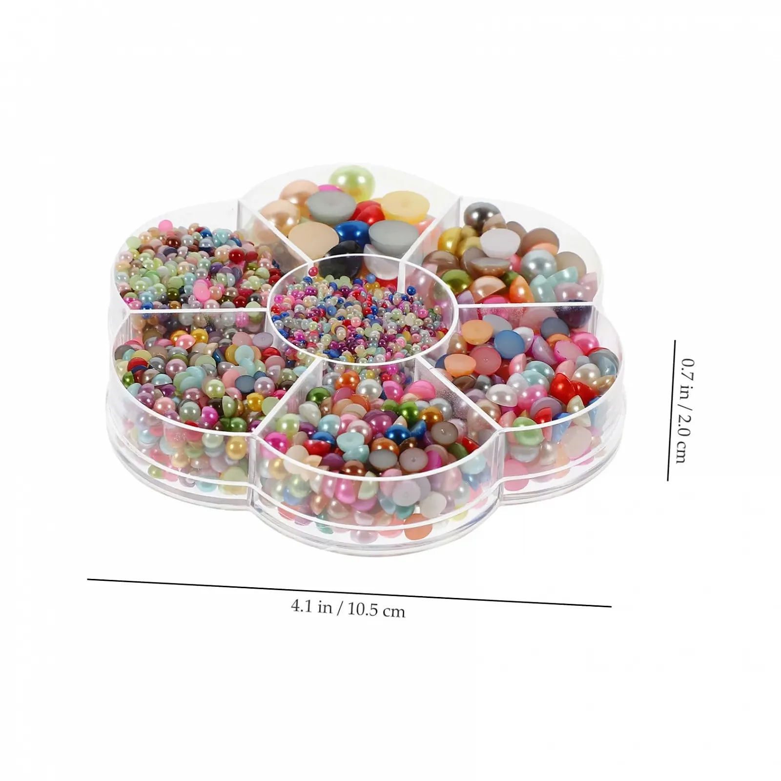 Полукруглые жемчужины Operitacx для DIY-маникюра, разноцветные, простые в использовании, для ногтей и украшений для волос, для домашнего DIY и особых случаев, фото №4 Полукруглые жемчужины Operitacx для DIY-маникюра, разноцветные, простые в использовании, для ногтей и украшений для волос, для домашнего DIY и особых случаев, фото №4