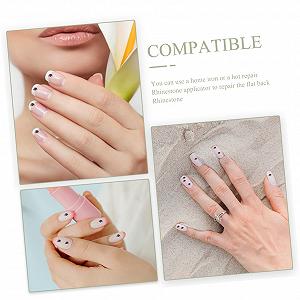 Стразы Плоские FRCOLOR Набор для ногтей, 3 шт. synthetic.ua - Фото 1