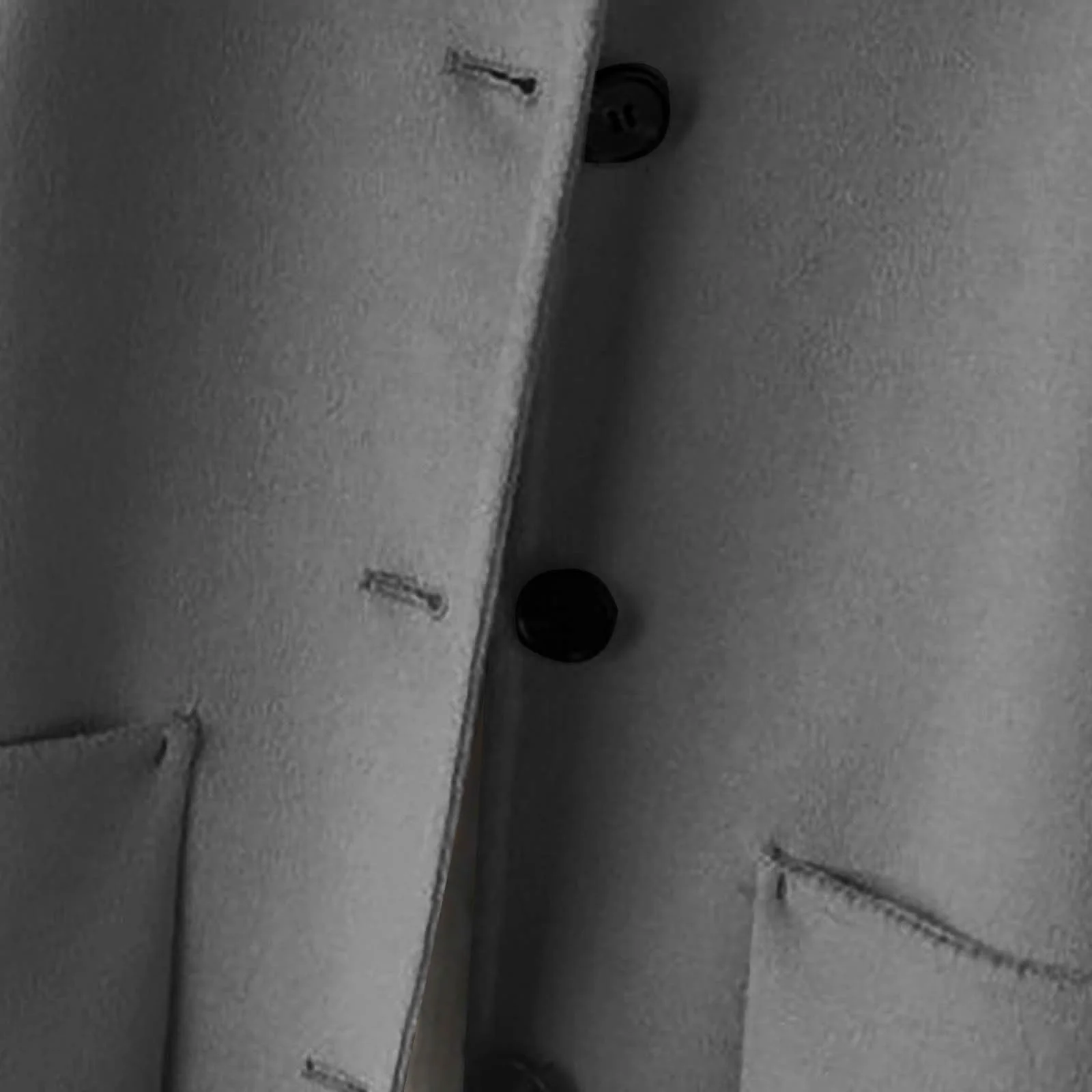 Пальто Generisch для девочек и мальчиков, тренч, легкая ветровка, однобортная переходная куртка, классическое зимнее пальто из шерстяной смеси, длинное пальто, элегантная верхняя одежда с открытой передней частью, деревянное пальто, фото №5