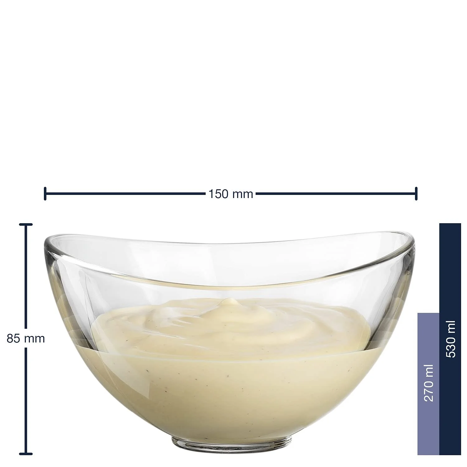 Круглая фруктовая ваза Leonardo Стекло Прозрачное, фото №2 Круглая фруктовая ваза Leonardo Стекло Прозрачное, фото №2