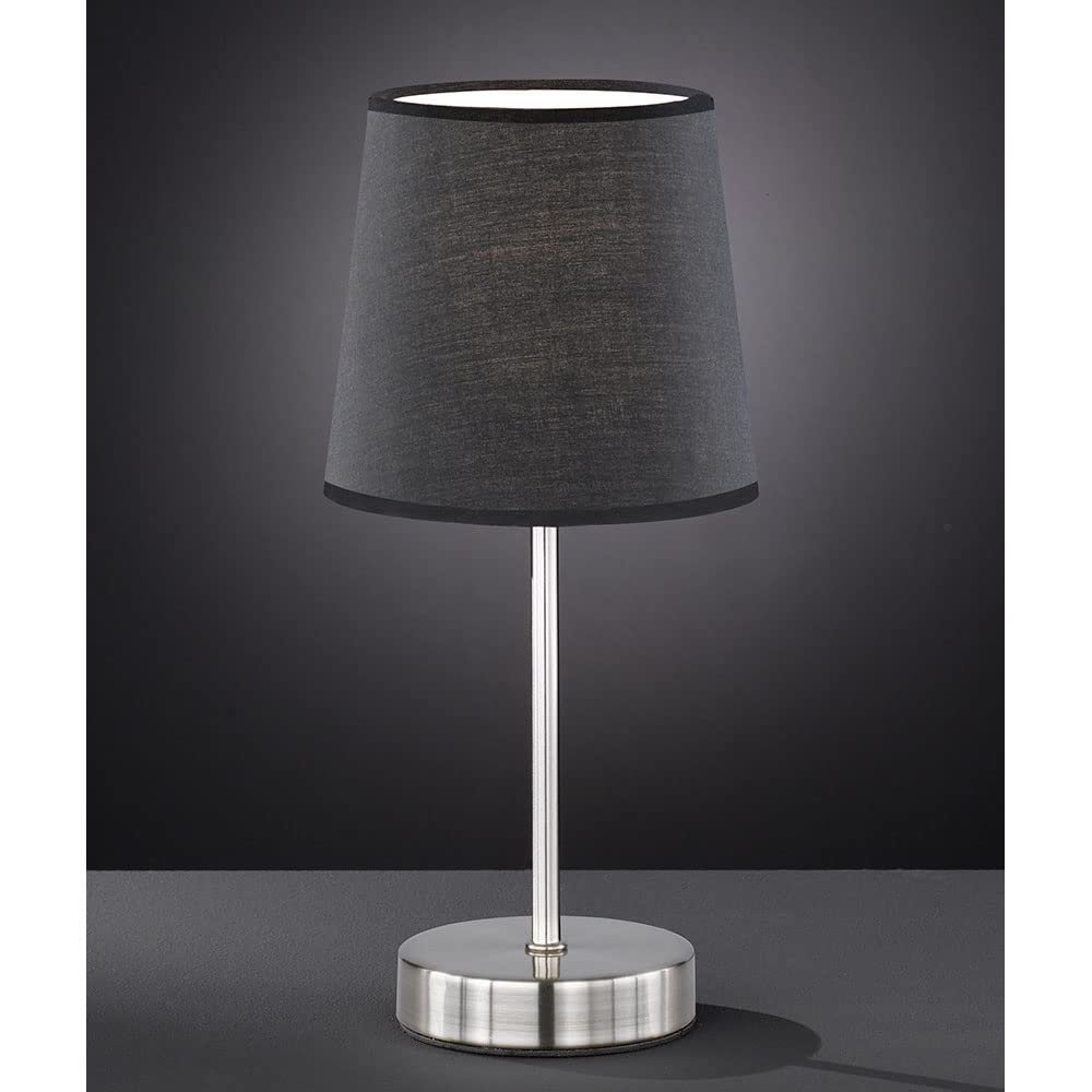 Настільна лампа etc-shop 1x E14 14 x 32 см Чорний нікель (комплект з 2 шт.), фото №7