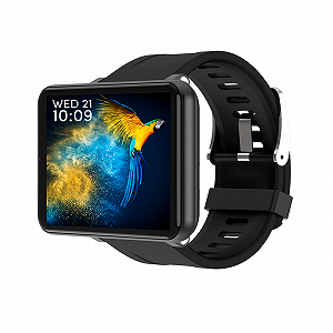 Смарт-годинник з Sim картою 4G LEMFO LEMT 3G+32G силіконовий ремінець Black 16720 synthetic.ua - Фото 1
