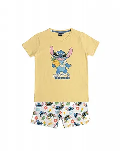 Пижама Disney Тропический Stitch для мальчиков, с короткими рукавами - Фото 1
