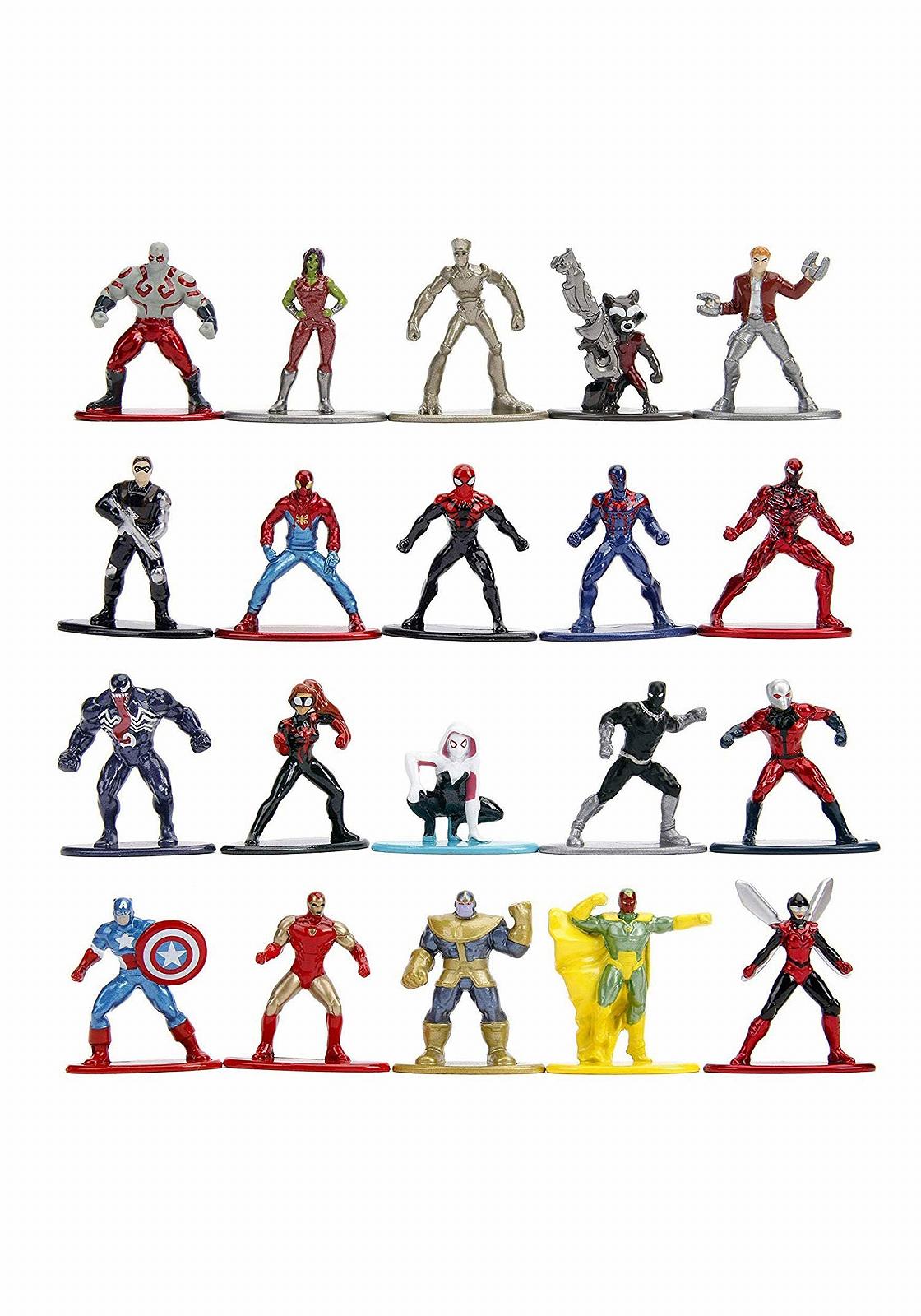 Фігурки Jada Toys Marvel Nano METALFIGS, 20 штук в упаковці, Wave 1, литі, 4.6 см, колекційні, 100% метал, фото №1