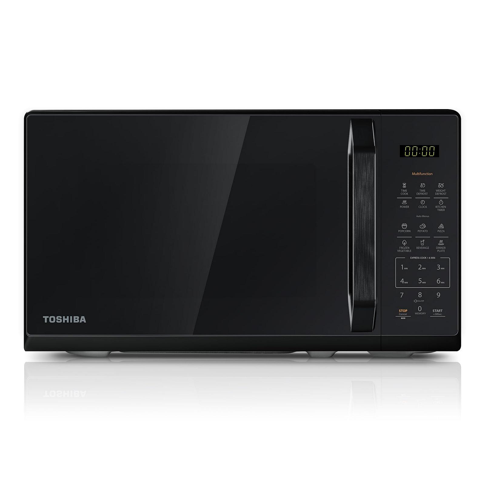 Багатофункціональна мікрохвильова піч TOSHIBA MW3-EM20PE(BM) 20 L 800 W 11 рівнів потужності Mirror Black, фото №1 Багатофункціональна мікрохвильова піч TOSHIBA MW3-EM20PE(BM) 20 L 800 W 11 рівнів потужності Mirror Black, фото №1