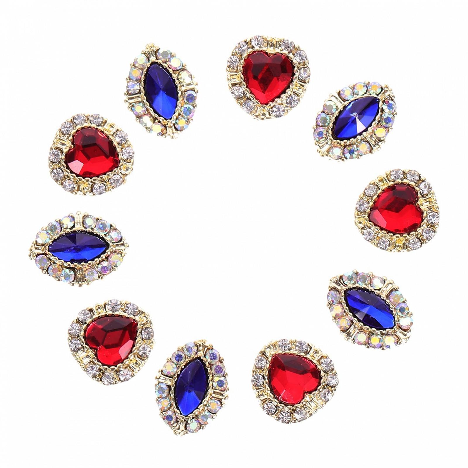 Подвески для ногтей Healvian Сердце, фото №1