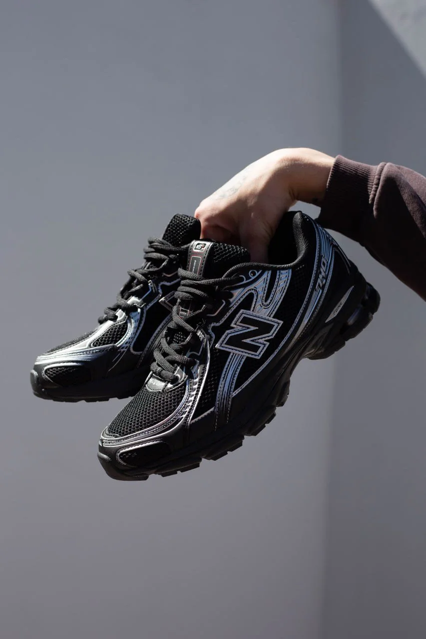 Кроссовки New Balance 740 Black Silver, фото №4