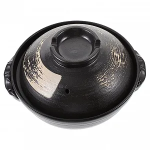 Кастрюля для запекания VICASKY керамическая с антипригарным покрытием и крышкой 500 мл - Фото 1