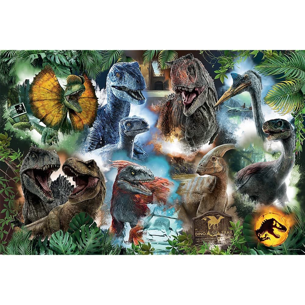 Пазл Trefl Jurassic World Dominion Favourite Dinosaurs 300 элементов, фото №2