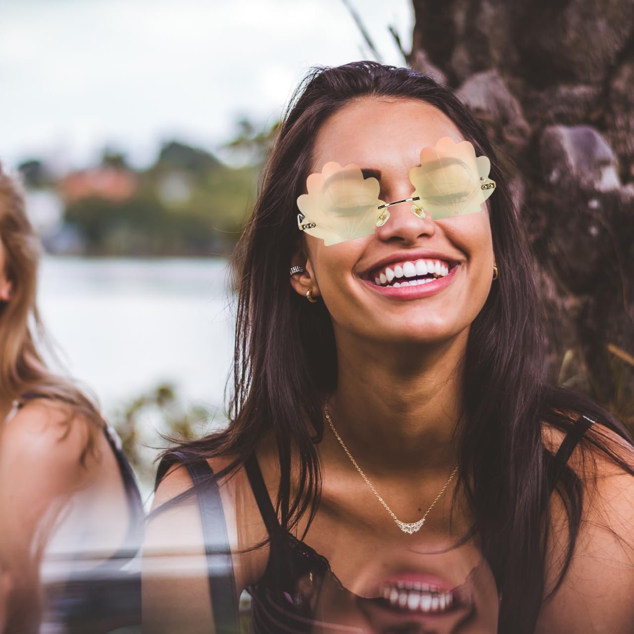 Сонцезахисні окуляри Garneck у формі мушлі Унісекс, фото №2