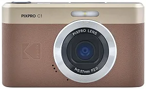 Купити Компактний фотоаппарат KODAK Pixpro C1 Ultra 13Мп / CMOS / Full HD / 4Х зум / Коричневий - Фото 1 Компактний фотоаппарат KODAK Pixpro C1 Ultra 13Мп / CMOS / Full HD / 4Х зум / Коричневий - Фото 1
